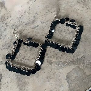 Diamond shaped earrings!